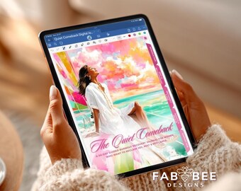 Diario de recuperación del agotamiento: Planificador digital de autocuidado guiado de 90 días (GoodNotes PDF)