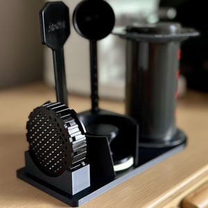 Aeropress Storage Organizer, Aeropress Stand, Aeropress Caddy, Aeropress Station, Aeropress Coffee Station
