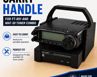 Carry Handle for FT-891 and MAT-30 Tuner Combo