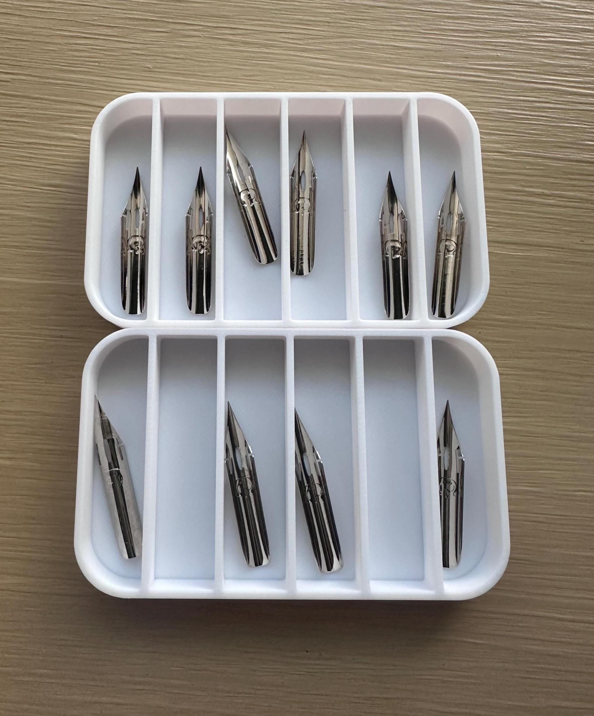 Calligraphy Nib Organizer Inserts for Altoids Tin - Set of 2 Stackable ...