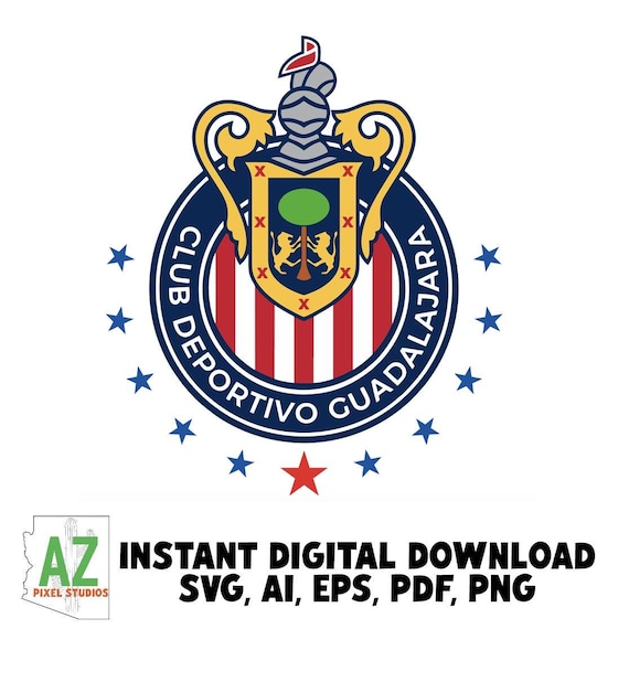 Chivas Logo SVG, Futbol Club Deportivo Chivas de Guadalajara Instant Digital Download - Archivo Digital Para descargar
