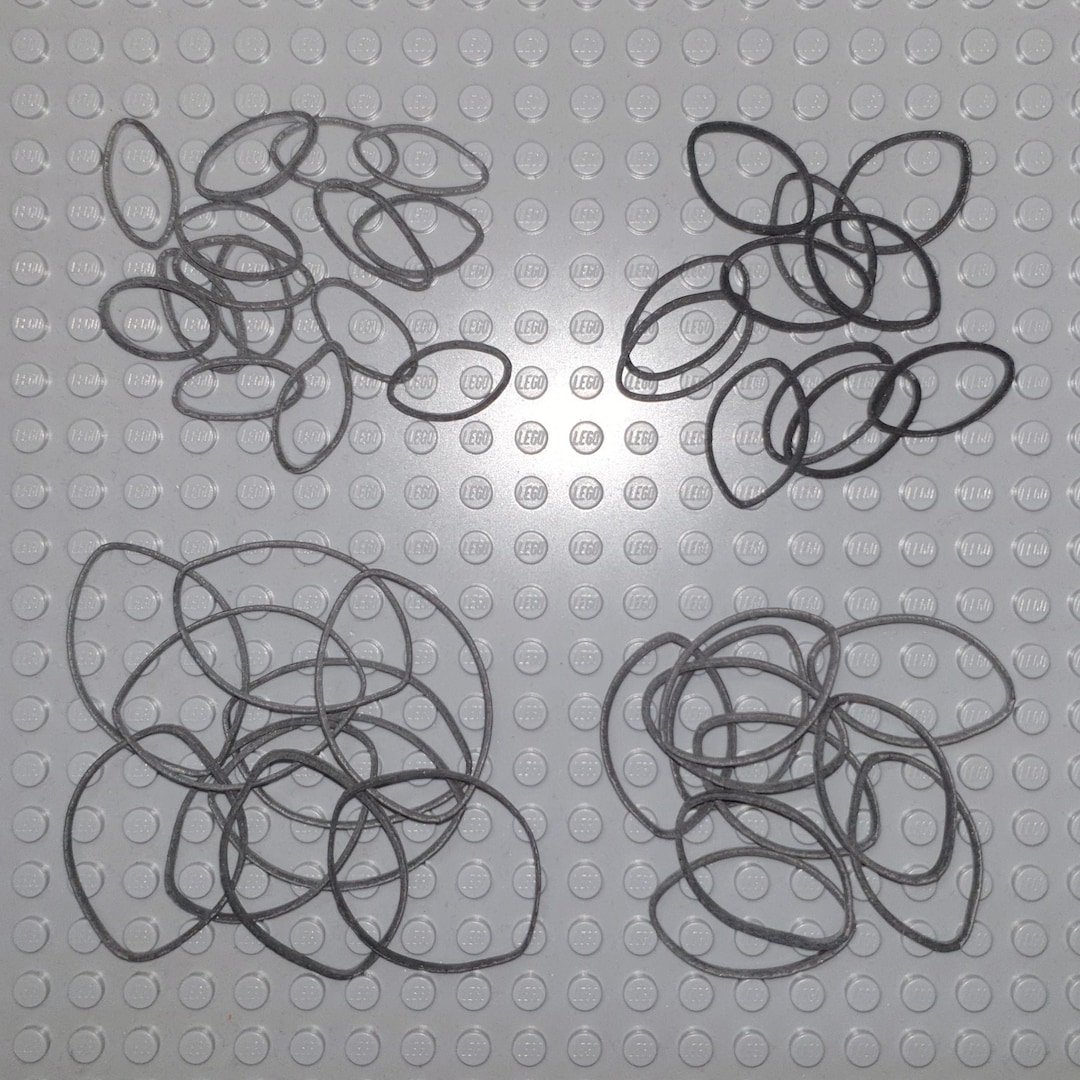 Replacements for Lego Rubber Band Extra Small/small/medium/large