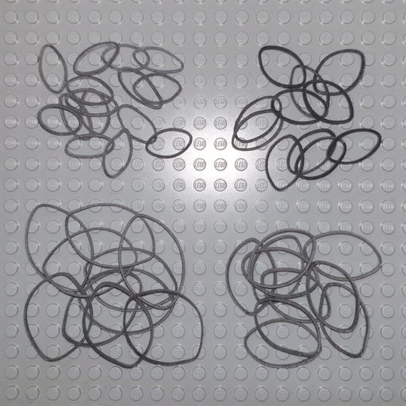 Replacements for Lego Rubber Band Extra Small/small/medium/large