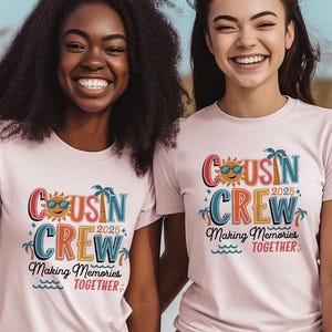 Cousin Crew 2025 Beach Shirt, Summer Vacation Cousin Gift, Matching Cousin Shirt, Cousins Trip, Cousin Squad Shirt, 2025 Cousins Beach Shirt
