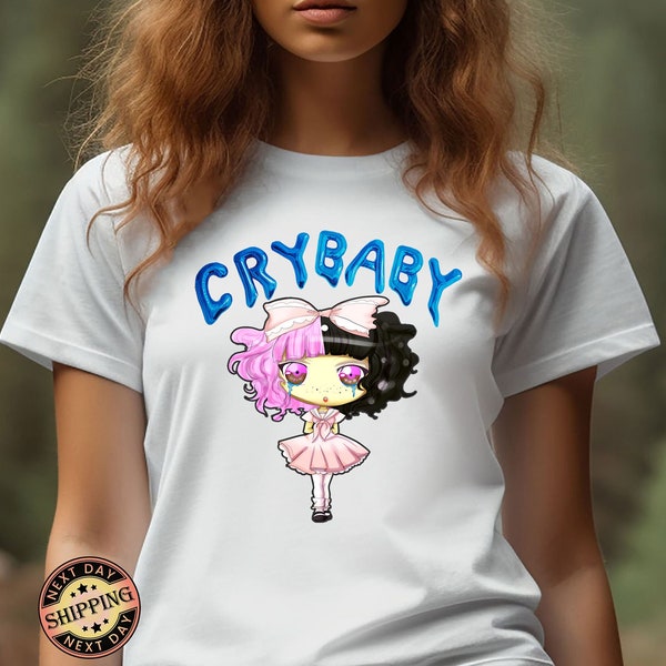 Melanie Concert Crybaby Shirt, Crybaby T-Shirt, schattige babypop trui, Melanie Concert Tour Sweatshirt, Zangeres Shirt, Melanie Concert Tee