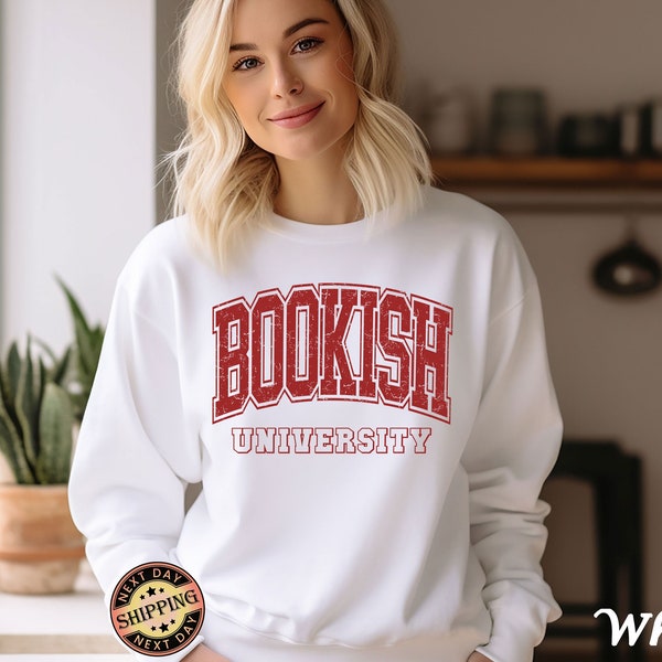 Chemise universitaire livresque, T-shirt rat de bibliothèque, sweat-shirt amateur de livres, pull livresques, pull livre, pull amateur de livres, sweat-shirt livre,