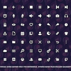 280 Stream Deck Icons - Sunset - Etsy