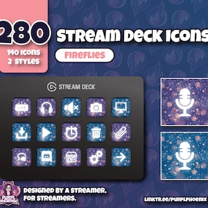 280 Stream Deck Icons - Fireflies