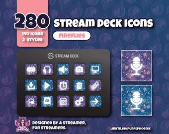 280 Stream Deck Icons - Fireflies