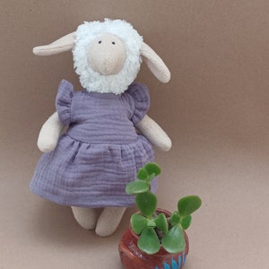 Sheep in dress Sewing pattern and tutorial PDF