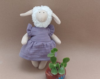 Sheep in dress Sewing pattern and tutorial PDF