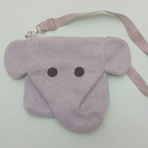 Elephant bag, animal bag, sewing pattern and tutorial PDF