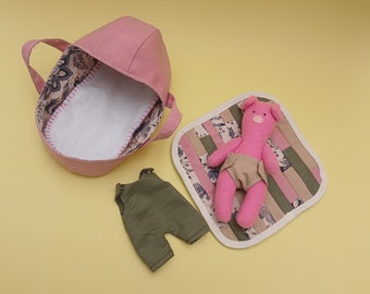Baby pig with garment bundle , Sewing  pattern  PDF