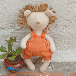 Lion with clothes Sewing pattern and tutorial PDF