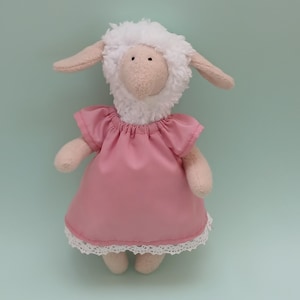 Sheep in dress Sewing pattern and tutorial PDF