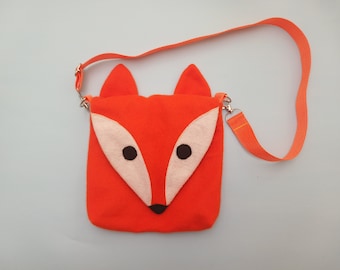 Borsa volpe, borsa animale, modello di cucito e tutorial PDF