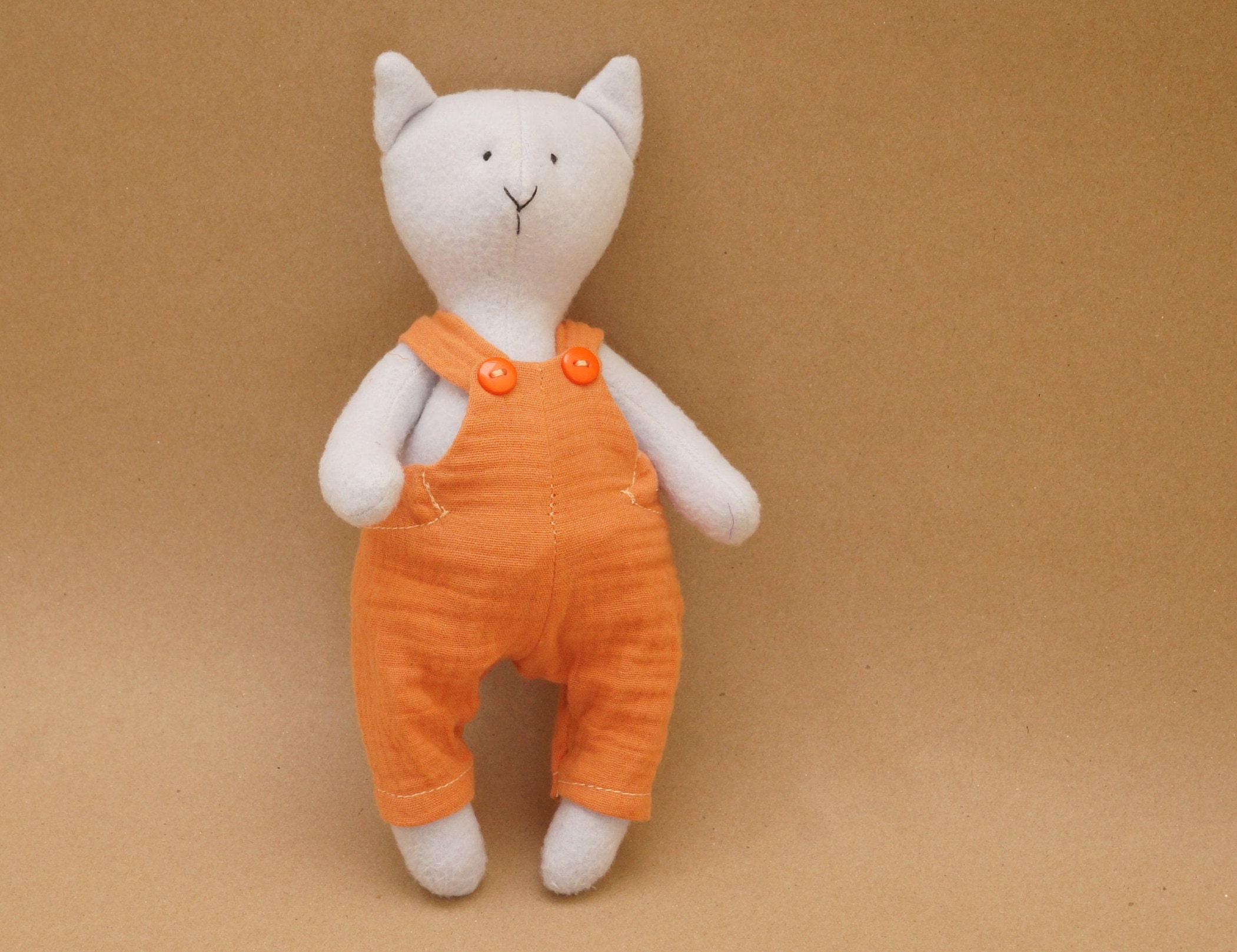 Cat Stuffed Animal Sewing Patterns . Stuffed Cat Cloth Doll