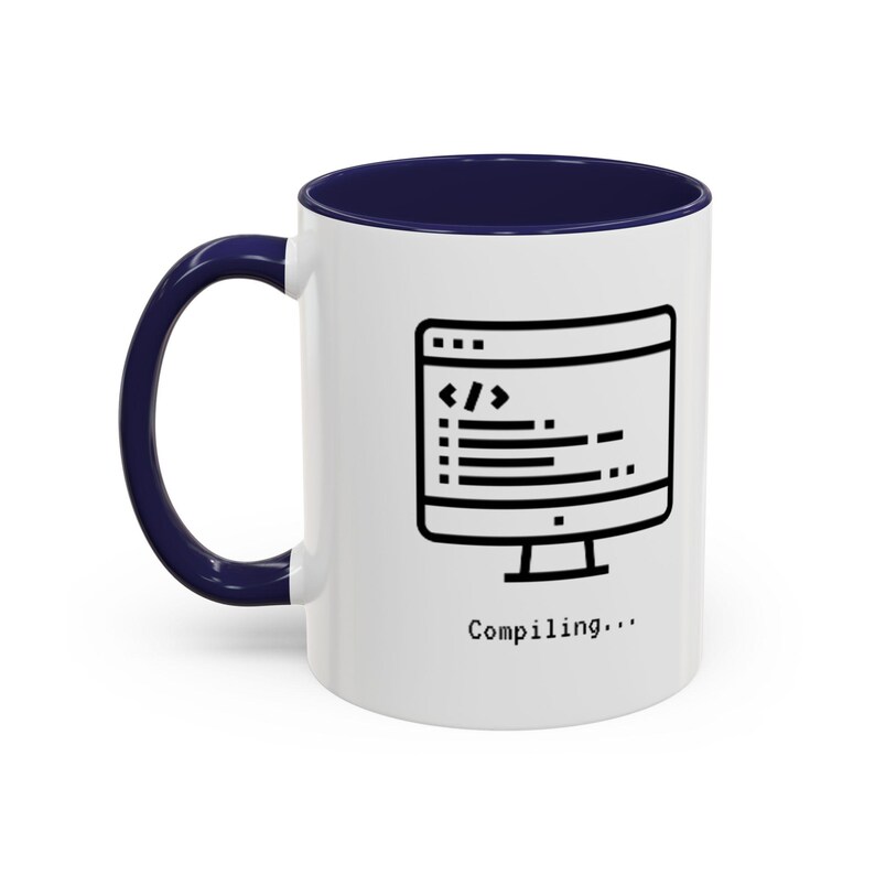 Programmer Coffee Mug, Coding Mug, Compiling Mug, Developer Gift, Tech Coffee Cup, Coder Desk Mug image 9
