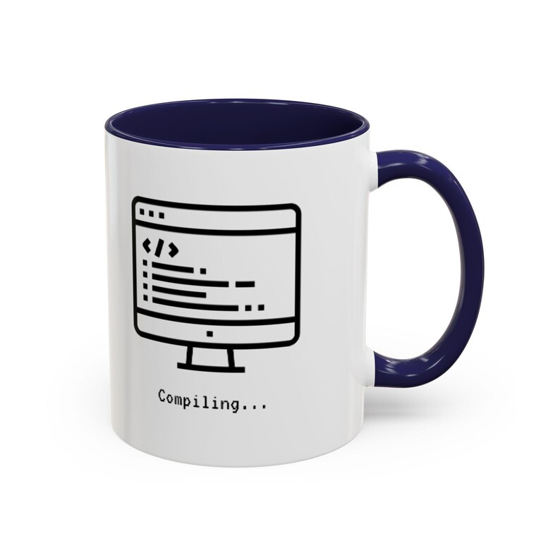 Programmer Coffee Mug, Coding Mug, Compiling Mug, Developer Gift, Tech Coffee Cup, Coder Desk Mug image 8