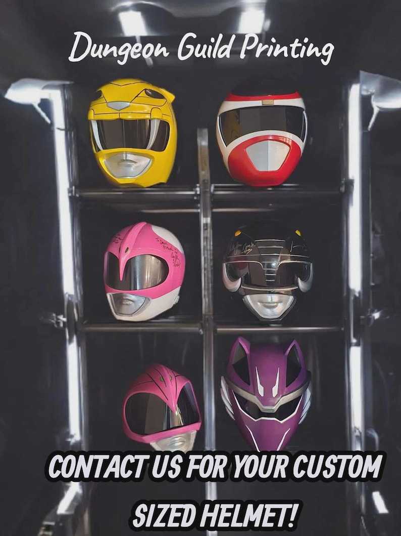 Power Ranger Helments Logs Custom Power Ranger Cosplays - Made to Order - Etsy
