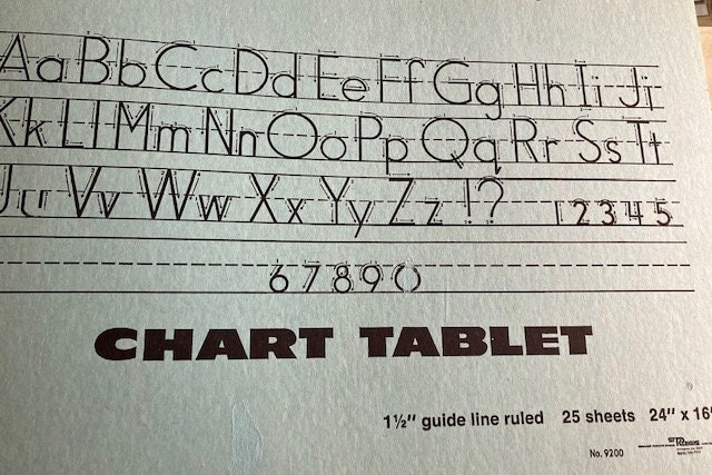 Vintage Original Big Chief Ruled Writing Tabletprimary Grades8 X