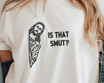 Funny Booktok Sweatshirt, Peeking Jesus Smut Shirt