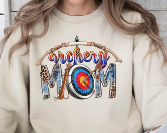 Archery Mom Sweatshirt, Proud Archery Mama Gift