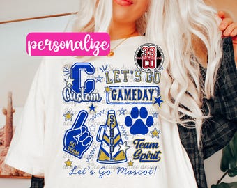 Custom school design png, custom sports, personalized school png, custom football season, custom mascot PNG, custom mascot, custom baseball