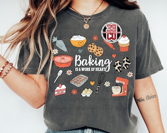 baking png, cooking png, baker png, bakery png, cookie png, cake png, mixer png, mixing bowl png, cooking utensil png, doodle design, heart