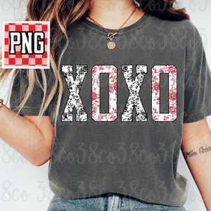 Xoxo PNG, Coqueta rosa de San Valentín Png, San Valentín floral Png, Corazones de caramelo Png, Diseño de camiseta del día de San Valentín, Amor Png, xoxo chinoiserie png