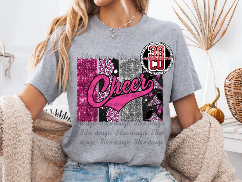 Comp. Cheer Pink Design Pink Cheer Coquette Png, Team Spirit Png, Comp Day, Cheer Coquette ...