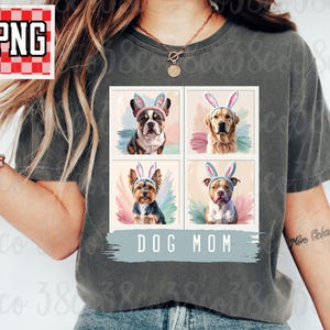 Osterhund png, süße Hunde mit Hasenohren png, Hasenhunde png, Osterhund Mama png, Benutzerdefinierte Hundemutter png, Sublimation Hund, Golden Retriever