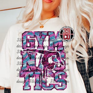 Gymnastics PNG, handstand png, gymnast png, gymnastics fan png, shimmer png, faux beaded png, sequin png, girly png, faux shimmer png