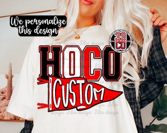 Custom homecoming png, custom mascot png, custom hoco design png, custom school spirit png, custom school png, custom gameday png, pennant
