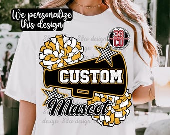 PNG de porristas personalizadas, PNG de porristas personalizadas, equipo personalizado, PNG de nombre personalizado, PNG de espíritu escolar personalizado, PNG de escuela personalizada, porristas juveniles
