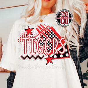 red tigers png, team spirit png, football season png, gameday png, go tigers png, tiger paws png, high school png, go team go png, school