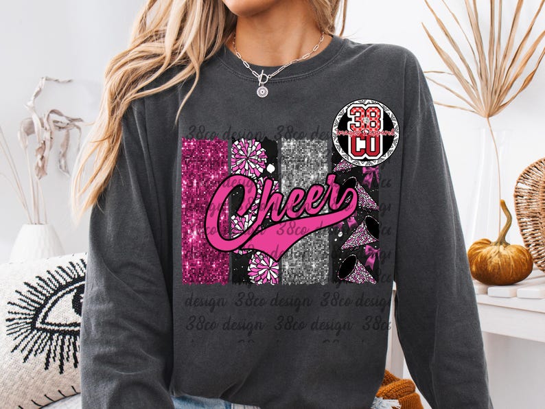 Comp. Cheer Pink Design Pink Cheer Coquette Png, Team Spirit Png, Comp Day, Cheer Coquette ...