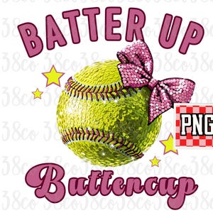 Faux glitter softball png, trendy softball season, batter up png, softball season png, softball sister png file, softball coquette png