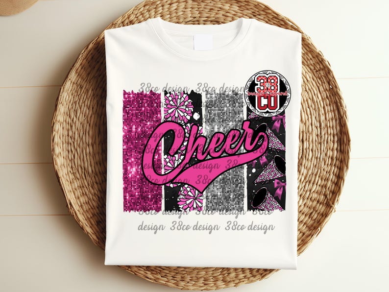 Comp. Cheer Pink Design Pink Cheer Coquette Png, Team Spirit Png, Comp Day, Cheer Coquette ...