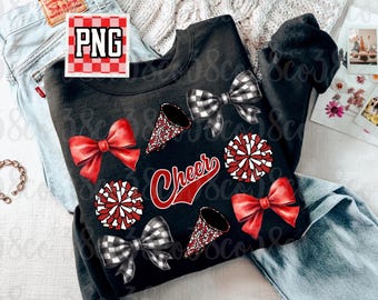 Red Cheer coquette png, cheer mom png, custom cheerleading png, cheer coquette design, red cheer png, custom cheerleading png, Cheer coach