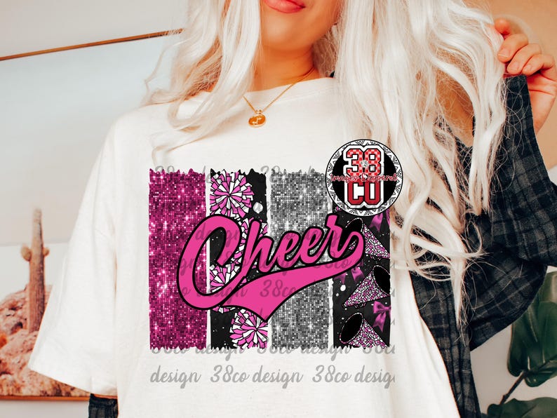 Comp. Cheer Pink Design Pink Cheer Coquette Png, Team Spirit Png, Comp Day, Cheer Coquette ...