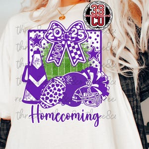 Purple homecoming png, team spirit png, football season png, gameday png, go team go png, football png, high school png, hoco png