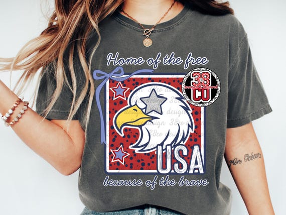 USA png, freedom png, brave png, Independence Day png, patriotic eagle png, trendy bow png, USA coquette, 4th of July png, patriotic png