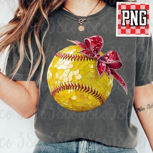 Faux sequin softball png, custom softball sublimation, softball season png, softball team png, sequin sports png, faux glitter png, sequin