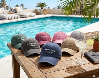 Margaritas & Mischief Distressed Hat
