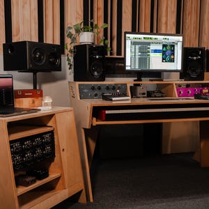 PRE-SALE! Limited Combo! Recording Studio Desk + Recording Studio Sidecar | Free Shipping | Delivery Expected by November 24