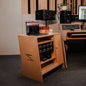 Recording Studio Sidecar | 12U Racks | Premium Baltic Birch | Free Shipping