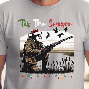 Christmas duck Hunting, funny Hunting Shirt, Christmas Gifts For Hunters, Hunting Gear for Men and Women, duck hunting, holiday gift