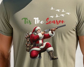 Christmas duck Hunting, funny Hunting Shirt, Christmas Gifts For Hunters, Hunting Gear for Men and Women, duck hunting, holiday gift