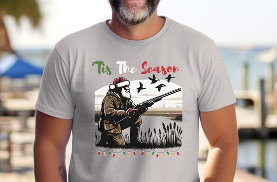 Christmas duck Hunting, funny Hunting Shirt, Christmas Gifts For Hunters, Hunting Gear for Men and Women, duck hunting, holiday gift